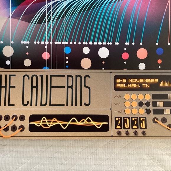 2023 Pretty Lights Caverns VIP Poster - Picture 9 of 11